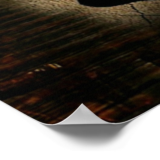 Schwarzer Bär Adlerbär Paw Prinz Wilderness Poster (Ecke)