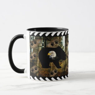 Schwarzer Bär Adlerbär Paw Prinz Wilderness Tasse