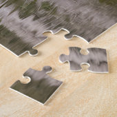 Schwarzer Bär am Fluss Puzzle (Seite)