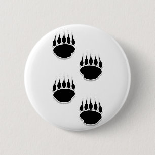 Schwarzer Bär Button