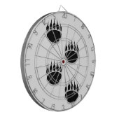 Schwarzer Bär Dartscheibe (Vorderseite Links)