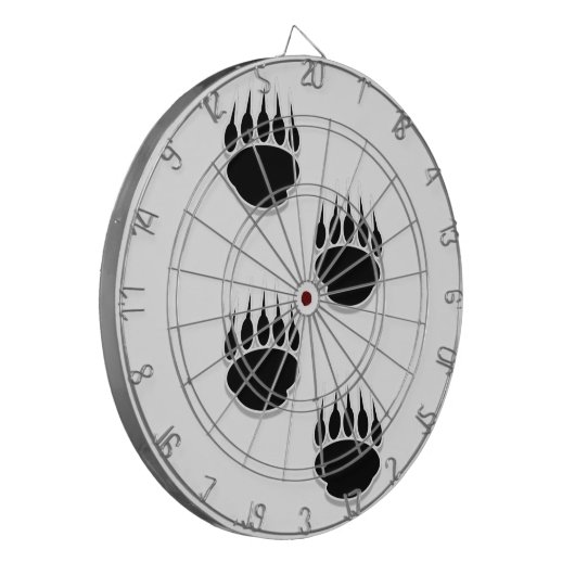 Schwarzer Bär Dartscheibe (Vorderseite Links)