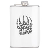 Schwarzer Bär Flachmann (Vorderseite)