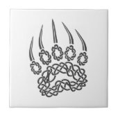 Schwarzer Bär Fliese (Vorderseite)