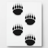 Schwarzer Bär Fotoplatte (Vorderseite)