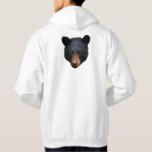 Schwarzer Bär gegenüber Wildlife-Supporter Hoodie (Rückseite)