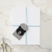 Schwarzer Bär Geschenkanhänger (Mit Garn)