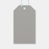 Schwarzer Bär Geschenkanhänger (Rückseite)