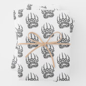 Schwarzer Bär Geschenkpapier Set (Beispiel)