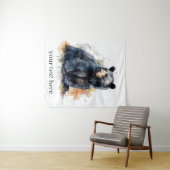 Schwarzer Bär, Gewürzkunst Wandteppich (Beispiel (Horizontal))