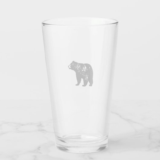 Schwarzer Bär Glas (Rückseite)