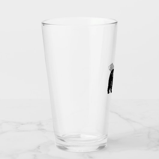 Schwarzer Bär Glas (Rechts)