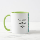 Schwarzer Bär im Beeren-Flecken Tasse (Links)