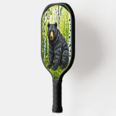 Schwarzer Bär im Birnenwald Pickleball Schläger (Links)