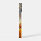 Schwarzer Bär im Herbstwald iPhone 15 Hülle (Rechte Seite)