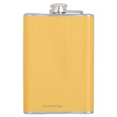 Schwarzer Bär im Wald - Anchorage, Alaska Flachmann (Rückseite)