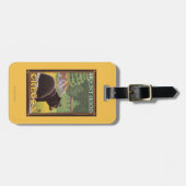 Schwarzer Bär im Wald - Berg-Haube, Oregon Gepäckanhänger (Vorderseite horizontal)