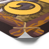 Schwarzer Bär im Wald - Berghof, Oregon Poster (Ecke)