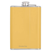 Schwarzer Bär im Wald - Biegung, Oregon Flachmann (Rückseite)