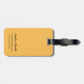 Schwarzer Bär im Wald - Fairbanks, Alaska Gepäckanhänger (Rückseite horizontal)