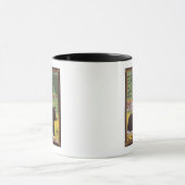 Schwarzer Bär im Wald - Glacier National Park, MT Tasse (Zentrum)