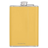 Schwarzer Bär im Wald - Idaho Flachmann (Rückseite)