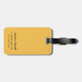 Schwarzer Bär im Wald - Juneau, Alaska Gepäckanhänger (Rückseite horizontal)