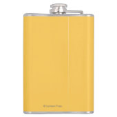 Schwarzer Bär im Wald - Ketchikan, Alaska Flachmann (Rückseite)