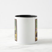 Schwarzer Bär im Wald - Montana Tasse (Zentrum)