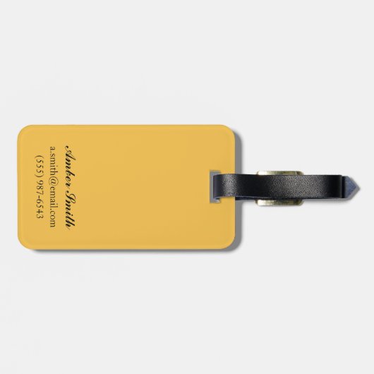 Schwarzer Bär im Wald - Nordkaskaden, Washingto Gepäckanhänger (Rückseite horizontal)