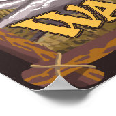 Schwarzer Bär im Wald - Nordkaskaden, Washington Poster (Ecke)