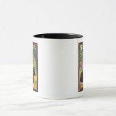 Schwarzer Bär im Wald - Sitka, Alaska Tasse (Zentrum)