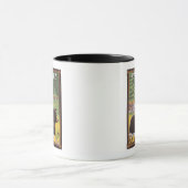 Schwarzer Bär im Wald - Valdez, Alaska Tasse (Zentrum)