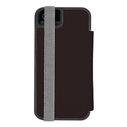 Schwarzer Bär im Wald - Washington Incipio iPhone Geldbeutel-Hülle (Folio Rückseite)