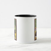 Schwarzer Bär im Wald - Washington Tasse (Zentrum)