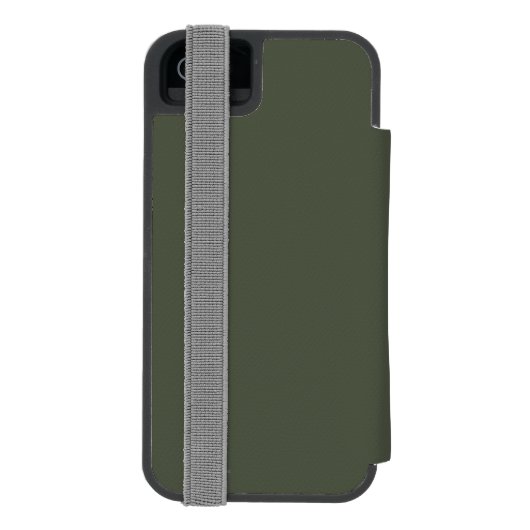 Schwarzer Bär im Wald - Wrangell, Alaska Incipio iPhone Geldbeutel-Hülle (Folio Rückseite)
