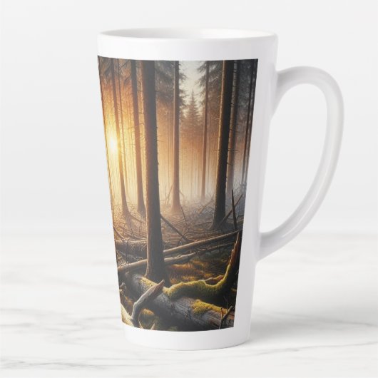 Schwarzer Bär in der Waldszene Milchtasse (Rechts)