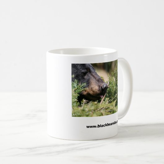 schwarzer Bär Kaffeetasse (VorderseiteRechts)