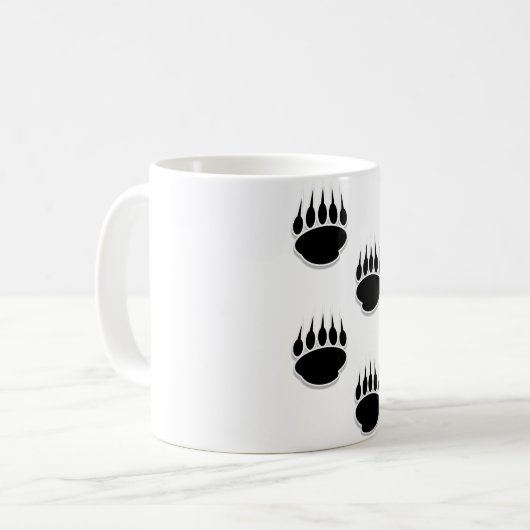 Schwarzer Bär Kaffeetasse (Vorderseite Links)