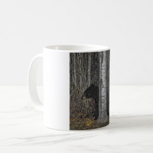 Schwarzer Bär Kaffeetasse (Vorderseite Links)