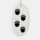 Schwarzer Bär Keramik Ornament (Rechts)