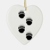 Schwarzer Bär Keramikornament (Rechts)