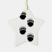 Schwarzer Bär Keramikornament (Rechts)