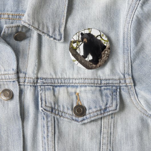 Schwarzer Bär klettern Button (Beispiel)