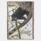 Schwarzer Bär klettern Decke (Vorderseite Vertikal)