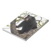 Schwarzer Bär klettern Notizblock (Rotiert)