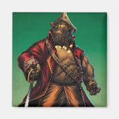 Schwarzer Bär Magnet (Vorne)