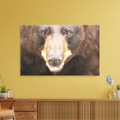 Schwarzer Bär, Michigan Leinwanddruck (Insitu (Wohnzimmer))