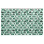 Schwarzer Bär mit CUB im Wald Stoff (Fat Quarter (45,7 x 55,9 cm))