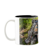 Schwarzer Bär-Mosaik - Knuth-Tasse